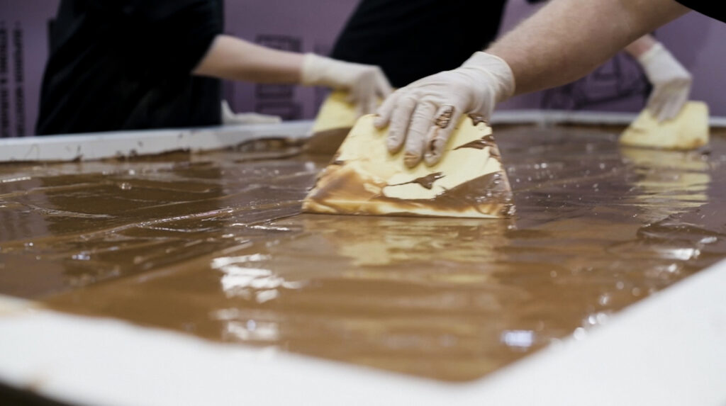 making the world's biggest marijuana chocolate bar