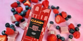 The Source Expands CAMP Solventless Rosin Chocolate Bar Selections with First of Its Kind Vegan Chocolate Bar, White Chocolate Mixed Berry image002