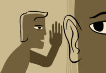 What You Should Know About the Bank Secrecy Act drawing of man whispering into someone's ear
