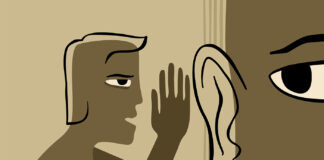 What You Should Know About the Bank Secrecy Act drawing of man whispering into someone's ear