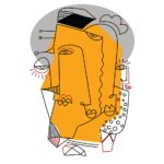 Activists, Advocates, and Opportunists at the Gate elite Suryadi-suyamtina abstract art face