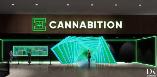 Planet 13 Announces the Return of Cannabition, an Immersive Cannabis Experience Designed by Renowned Broadway Creative Director David Korins Cannabition entrance rendering at Planet 13