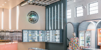 Green Qween Embraces the LGBTQ+ Community with Style Green Qween Dispensary interior los angeles