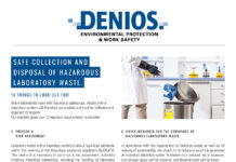 New DENIOS Checklist Details Collection and Disposal of Hazardous Laboratory Waste us-checklist-laboratory-waste