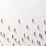 How to Find Your Next Job in Cannabis Large group of people on white background. People crowd concept. Vector illustration