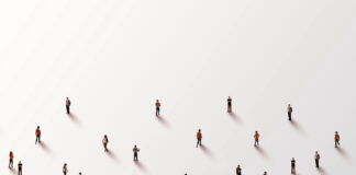 How to Find Your Next Job in Cannabis Large group of people on white background. People crowd concept. Vector illustration