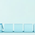 6 Outside-the-Box Retail Strategies 3d illustration. Light bulb. Idea and think outside of the box concept.