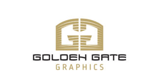 Golden Gate Graphics bring creative applications to life with flourescent and metallics Golden Gate logo