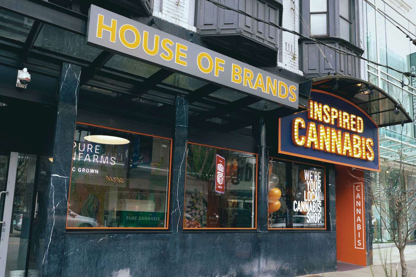 Inspired Cannabis vancouver storefront