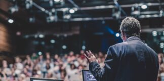 Marketing Comms: Overlooked Opportunities and Low-Hanging Fruit Public speaker giving talk at Business Event.