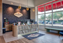 Amplify Balances Architecture with Cultural Relevance Amplify dispensary Columbus Ohio inside store