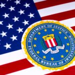 DEA Places 6 Synthetic Cannabinoids on Schedule I The seal of the Federal Bureau of Investigation with the US flag, on 26th March 2018. The FBI is the domestic intelligence and security service of the US.