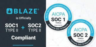 Cannabis Technology Company BLAZE Continues to Prioritize Security with SOC 1 and 2 Type II Certification unnamed (5)