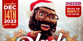 Dazed x Baron Davis’ The Black Santa Company TOY DRIVE PARTY Set for Dec. 14 Black Santa Company Toy Drive Flyer