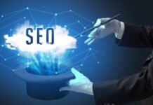 Getting Started with SEO: Tips and Tools to Get More Traffic in 2024 SEO magic wizard performing search engine optimization best practices 2024