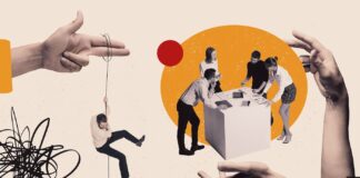 Payment Processing Evolves Contemporary art collage. Business icons of working process in the company. Teamwork, achievements, strategy. Concept of creativity, business, career development. Working routine. Startup