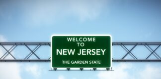 New Jersey Dispensary Count Nearly Triples in 2023 New,Jersey,Usa,State,Welcome,To,Highway,Road,Sign