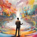 The Essential Guide to Email Marketing in 2024 business man looking at the digital marketing and email landscape for 2024