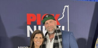 NFL legend and Cannabis Activist Kyle Turley blitzes presidential candidates in NH primaries Nikki Haley and Kyle Turley