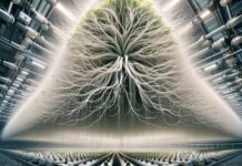 Striving for Sustainability with Aeroponic Growing aeroponics cannabis DALL-E mg magazine