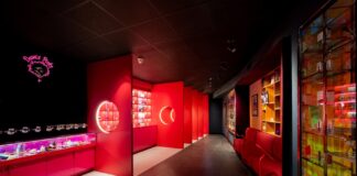 Architects & Designers Spill Secrets for Customer Experience Magic Scarlet Fire dispensary in Ontario Canada by SevenPoint Interior
