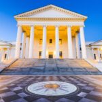 Youngkin Kills Adult-Use Cannabis Retail Bill in Virginia Virginia state capitol building in Richmond cannabis legalization bill vetoed