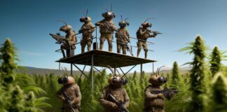 Balancing Chemical and Biological Pest Control Predator Pests Beneficial Insects DALL-E mg magazine 2024