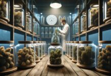 Navigating the Modern and Antiquated Ideas about Drying curing cannabis DALL-E mg Magazine