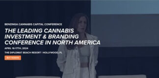 Benzinga Cannabis Capital Conference Presents Speaker Line-Up Benzinga Cannabis Capital Conference Florida 2024