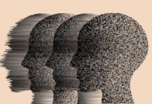 Cannabis Industry Reacts to Rescheduling Proposal Four abstract faces in a gradient looking left on a beige background