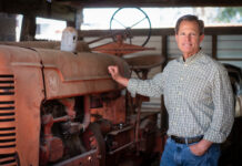 Fife Symington IV’s High Stakes in the High Country J Fife Symington IV with tractor by Carl Schultz Shultz Digital mg Magazine