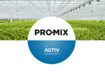 PRO-MIX® Professional Growing Media Co-Branded with AGTIV® Technologies Pro-Mix with AGTIV logo