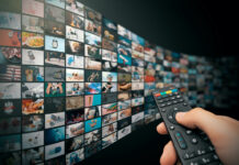 Entertainment and Media’s Role in Shaping the Cannabis Industry Television,Streaming,,Tv,Broadcast.,Multimedia,Wall,Concept.