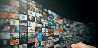 Entertainment and Media’s Role in Shaping the Cannabis Industry Television,Streaming,,Tv,Broadcast.,Multimedia,Wall,Concept.