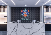 Elevating Retail in Washington, D.C. Monko dispensary interior counter with monko logo