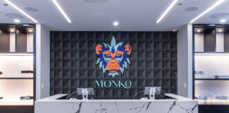 Elevating Retail in Washington, D.C. Monko dispensary interior counter with monko logo