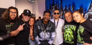 Snoop Dogg to Unveil 2Pac Cannabis Collection Snoop Dogg (center) and the Death Row Cannabis team at SWED dispensary. (Photo: SWED)