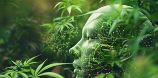 Artificial Intelligence in the Grow AI Face in Cannabis Cultivation garden