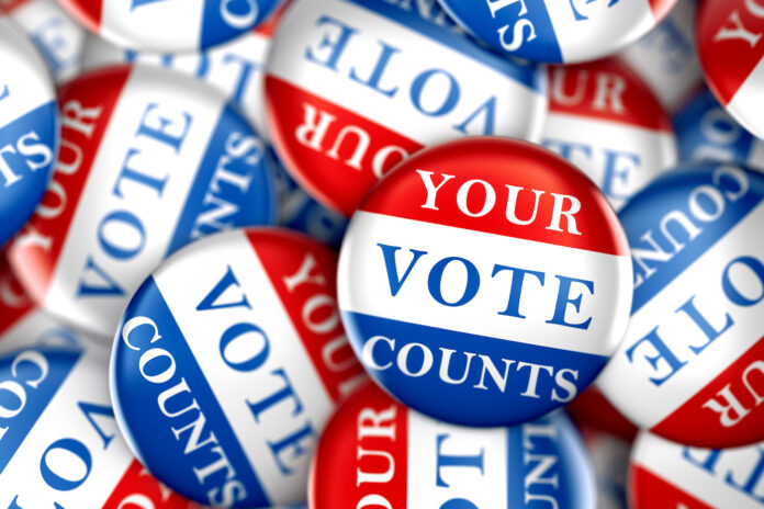 Vote,Buttons,With,Your,Vote,Counts,-,3d,Rendering