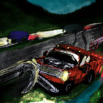 WVU Researchers Putting CBD to the Test from Behind the Wheel WVU driving illustration