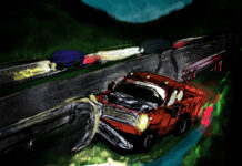 WVU Researchers Putting CBD to the Test from Behind the Wheel WVU driving illustration