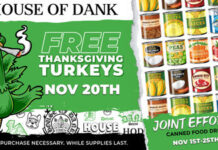 House of Dank Continues Annual Turkey, Canned Food Events House of Dank 2024 turkey giveaway