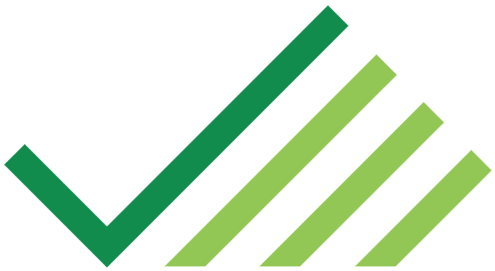 green check icon logo