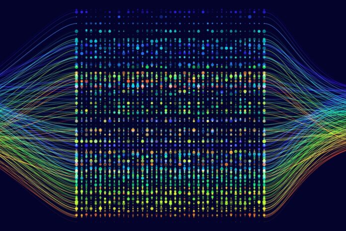 Big,Data,Machine,Learning,Algorithms.,Data,Sorting,Rainbow,Graph.,Computer