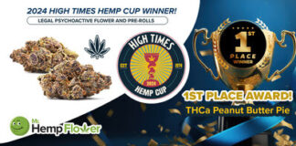 Mr. Hemp Flower Wins First Place at the 2024 High Times Hemp Cup 1st place at 2024 Hemp Cup - Mr. Hemp Flower