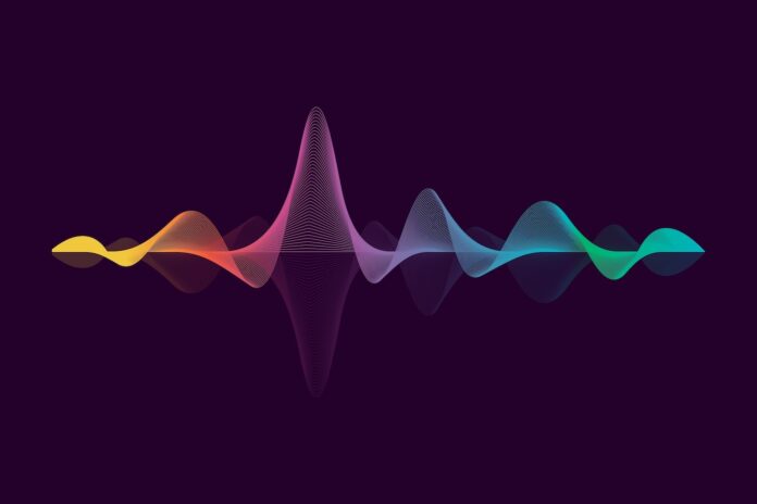 Sound,Wave,Motion.,Multicolored,Line,Equalizer.,Abstract,Background.