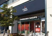 High Tide Earns Spot on TSX Venture 50 for Second Year Canna Cabana storefront, a cannabis retail chain owned by High Tide Inc., with signage promoting same-day delivery.