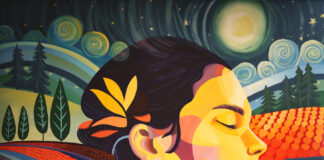 Stunning New Mural at Verona Collective Created by Artist Russell Mason Verona Collective Mural by Russell Mason