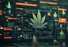 Top CRM Software for Cannabis in 2025: 11 Platforms Worth Your Time Futuristic cannabis CRM software interface illustrating real-time data analytics, compliance tracking, and digital customer management tools.