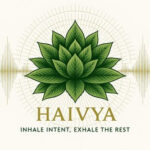 Breakthrough in Cannabis Cultivation: Traits Emerge Under Proprietary Sonic Stimulation Method Haivya, Vector LOGO